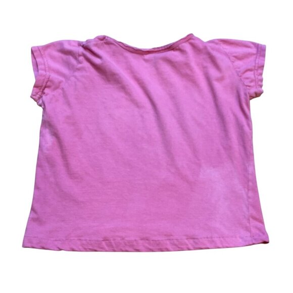 90s/Y2K Mudd Cropped Pink Cheerleaders‎ Baby Tee Medium - Picture 2 of 6